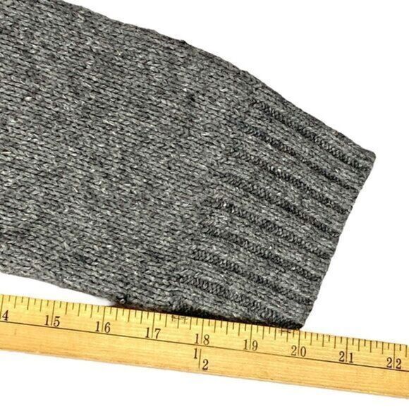 Aeropostale Sweater Men XL Gray Chunky Knit Crew Neck Fair Isle Bohemian Holiday - Picture 14 of 16